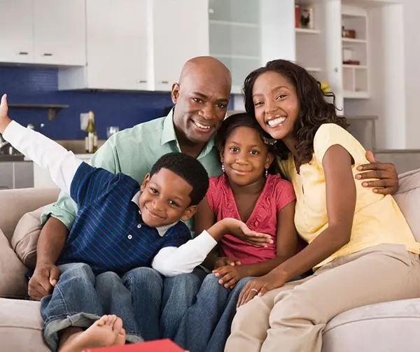 picture of a happy family