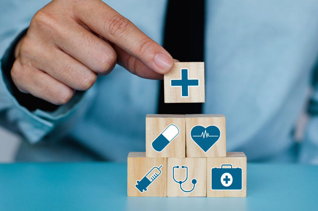 image of the building blocks of healthcare